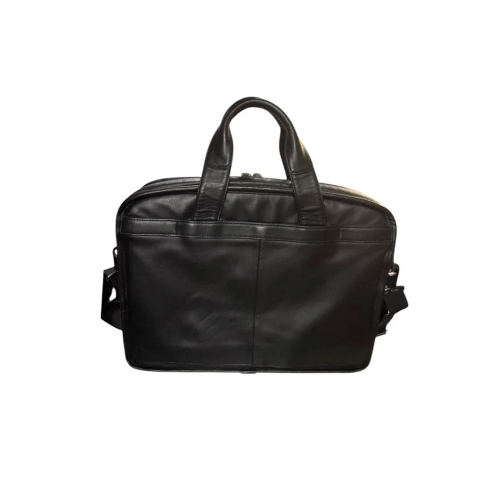 Tumi Black Genuine Leather‎ Briefcase Travel Bag